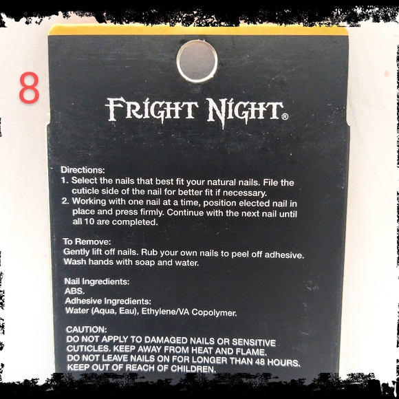 ☠️ Fright Night - NO BASIC WITCH ☠️ Blk & Grn ~ Limited Edition ~ Press On Nails - Picture 2 of 2